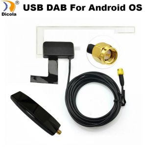 DAB Car Radio Tuner Receiver USB stick DAB box for Universal Android Car DVD DAB+ antenna usb dongle for Android car dvd player
