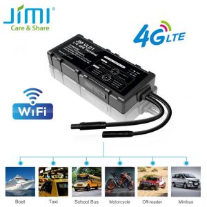 JIMI 4G GPS Tracker GV40 WIFI Hotspot Driving Behavior Waterproof JM-VL01 LTE Locator With Oil Cut-Off Vibration ACC Alarm SOS