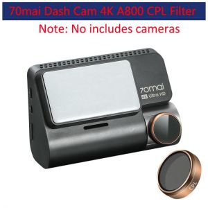 xiaomi for original 70 mai Dash Cam 4K A800 gold CPL Polarizing Glas CPL Filter For 70 mai A800S Circular Polarizer Glass
