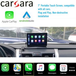 7” Universal Wireless CarPlay Touch Screen Wired Androidauto Display with bt5.0 multimedia navigation system for all cars