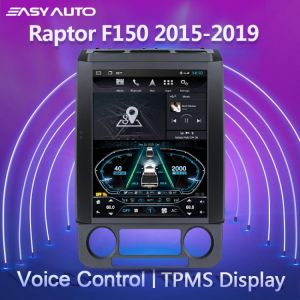 all in one place אלקטרוניקה 4+64G Carplay Tesla Style Screen Android Car Radio Multimedia Player GPS Navigation Head Unit  For Ford F150 F250 F350 2015-2019