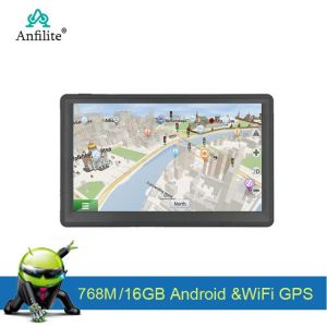 7 inch truck gps navigator DDR 768M 16GB CAR GPS Navigation Android WIFI AVIN vehicle gps navigator Spain Warehouse shiping