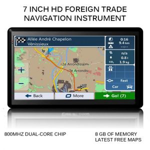 TIOODRE 7inch Navigator Set HD GPS Navigator Car Truck 8GB HGV Maps Car Traffic Alarm Truck Navigation Hi-Fi FM Practical Safe