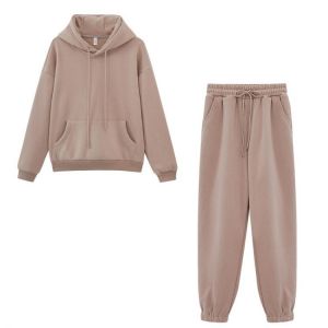 Toppies Women's Tracksuits Sports Pants Suit Two Piece Set Casual Fleece Hoodies Sweatshirts Female Jacket Sweatpants Clothes