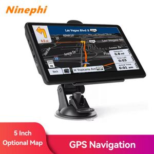 Ninephi Car GPS Navigator 5inch 7Inch HD FM Navitel Satellite Transmitter Navigation Car Accessories 8G Memory Latest Map Bus