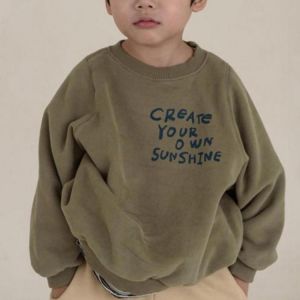 all in one place ילדים ותינוקות 2021 Newborn Winter Clothes Baby Boys And Girls Fashion Keep Warm Pullover Tops Infant Cute Letter Print Long Sleeve Sweatshirts