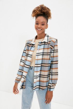 Trendyol Plaid Shirt TWOAW22GO1055