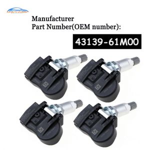 4 pcs/lot Car For Suzuki Vitara SX4 S-cross Ignis Baleno Swift Jimmy TPMS Tire Pressure Sensor Monitor 43139-61M00 4313961M00