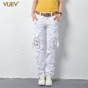 Female Cargo Pants Camouflage Overalls Women Multi-pockets Big Yards Plus Size Hiking Outdoor Travelling Casual Green Pants 6XL