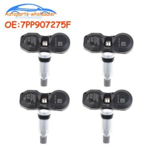 4 pcs/lot For Audi A4 A6 A8 Q7 R8 Volkswagen New TPMS Tire Pressure Monitor System Sensor 433MHz 7PP907275F 7PP-907-275F Car