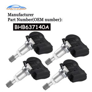 4 PCS Car Auto Parts For Mazda 2 3 5 6 CX-5 CX5 CX-6 CX6 CX-9 CX9 MX-5 Artz TPMS Tire Pressure Sensor Monitor BHB637140A 433MHZ