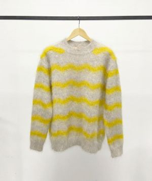Women Sweater 2021 Autumn and Winter New Knitted Sweater Striped Round Neck Top