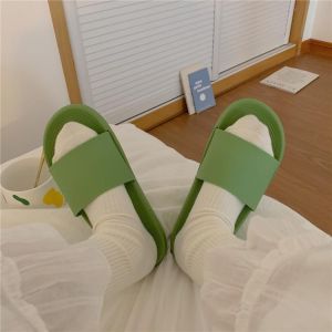 Simple new pair of cool slippers ins fashionable Koreanversion bathroom home with softbottom one word cooldrag for men and women