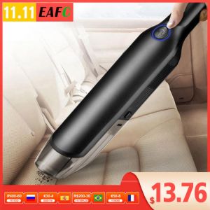 9000pa Handheld Wireless Vacuum Powerful Cyclone Suction Rechargeable Car Vacuum Cleaner 6650 Wet/Dry Auto for Car Home Pet Hair