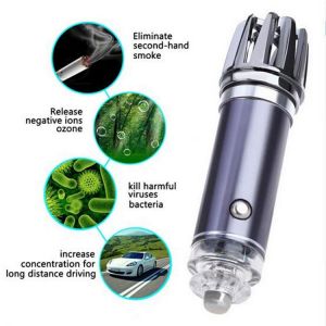 12V Car Air Purifiers Smoke Dust Air Freshener Auto Fresh Air Ionic Purifier Ozone Ionizer Cleaner Auto Interior Accessories