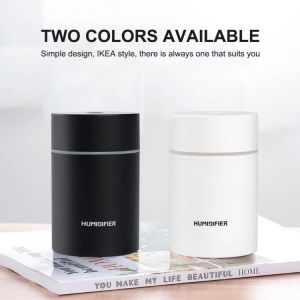 300ml USB Mini Humidifier Desktop Misting Aroma Diffuser with Night Light 2 Modes Auto Power Off Air Humidifier for Car Office