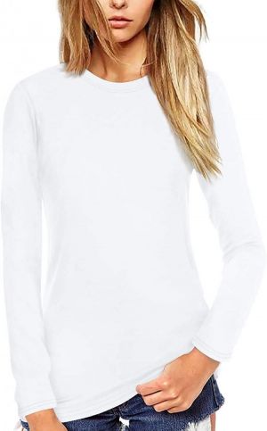 Beluring Women T Shirt Short/Long Sleeve Crew Neck Tee Tops Blouse