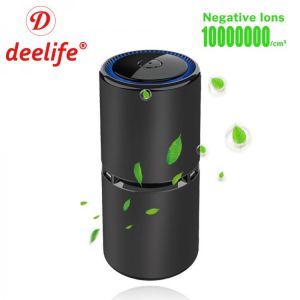 Deelife Ionizer Air Purifier for Car Anion Generator Ion Negative 12V Automotive Clean Ionic