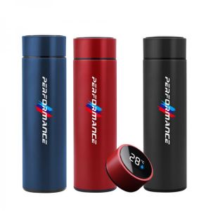 500ml Thermos Temperature Display Cup For BMW X1 X2 X3 X5 X6 G01 E46 F10 F20 F30 Performance Stainless Steel Vacuum Water Cup