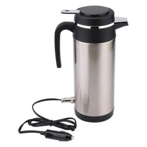 12V 1200ML Electric In-car KettleTravel Thermoses Heating Water Bottle Water Kettle Stainless Steel