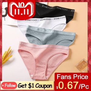 1Pc Cotton Women Panties Big Size M-2XL Briefs Sexy Brand Band Low Waist Underwear Ladies Fashion Panty Girls Intimates Lingerie
