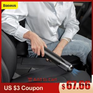Baseus Car Vacuum Cleaner Wireless Vacuum Cleaner 15000Pa with LED Light for Home PC Cleaning Portable Handheld Vacuum Cleaner
