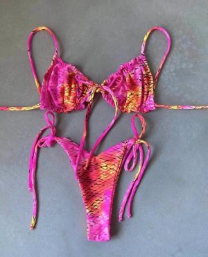 Sexy Micro Bikini 2021 Women Swimsuit Bandage Bikini Set Swimwear Female Halter Top Brazilian Bathing Suit Bather Biquini