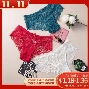 Fashion Sexy Panties Comfortable Briefs Exquisite Crotchless Shorts Solid Lingerie Sexy Hollow Out Underwear Women