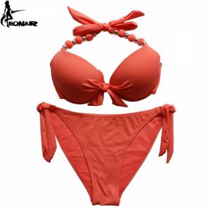 2021 EONAR Women Bikini Offer Combined Size Swimsuit Push Up Bikini Sets Brazilian Bathing Suits Plus Size Swimwear Female XXL