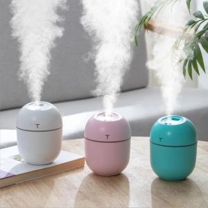 Mini Air Humidifier Ultrasonic Aroma Essential Oil Diffuser for Home Car Fogger Mist Maker Led Night Lamp Humificador para auto