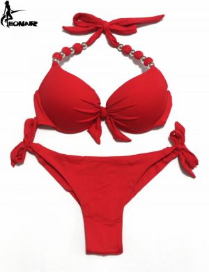 EONAR Push Up Bikini 2021 Women Bandage Swimsuits Brazilian Cut Bottom Bikini Set Bathing Suits maillot de bain femme Swimwear