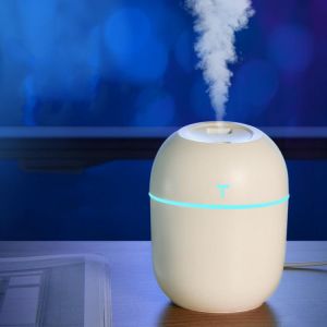 2020 Ultrasonic Air Humidifier 220ML Aroma Essential Oil Diffuser for Home Car USB Fogger Mist Maker with LED Night Lamp