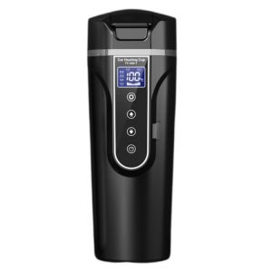 MOLE 12V 24V Portable Car Heating Cup Stainless Steel Water Warmer Bottle Car Kettle Coffee Mug