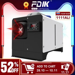 FDIK Heater 12V Auxiliary All In One Diesel Heater 5KW LCD for Garage Similar Websato Eberspacher Heating Fan Air Heater
