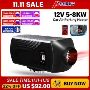 HCalory Air Diesel Heater  5-8KW 12V Car Heater Great switch Parking Heater Equipped with remote control for Forklift Truck BUS