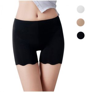 Safety Shorts Women Anti Chafing Invisible Under Skirt Shorts Ladies Seamless Underwear Ultra Thin Ice Silk Cool Safety Pants