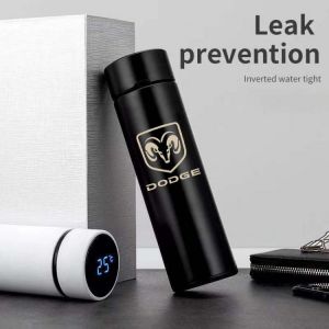 500ML smart thermos bottle for Dodge Challenger Avenger SXT  Digital temperature display stainless steel Car insulation cup
