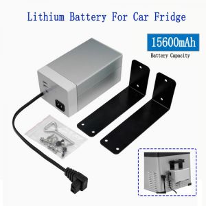 Portable Battery For Car Freezer Fridge Lithium Battery DC12V/6A 15600mah With Metal Casing And Two USB Ports