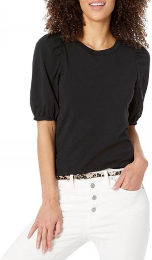 Amazon Essentials Women's Classic Fit Puff Short Sleeve Crewneck T-Shirt
