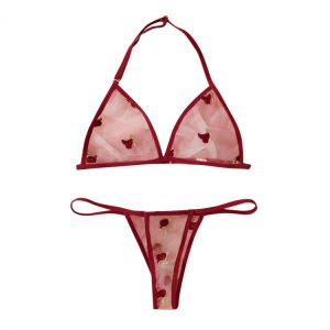 New Sexy Lingerie For Women Sex Set Bra Fashion G-string Thong Sleepwear Underwear Lingerie Femme Sexy Flower Lace Трусы Же