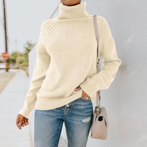 Turtleneck Sweater Women Autumn Winter Pullover Top Knit Sweater Slimming Knitted Sweaters Pull Femme Sweater Jumper Streetwear