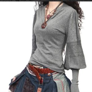 Women's Long Lantern Sleeve Cashmere Sweaters And Pullovers Female Artkas Clothing Spring Autumn Warm Sweater Casual Jumpers