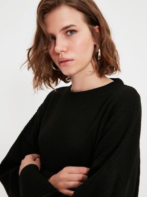 Women's Black Green Lilac Wick Braided Knitwear Bottom Top Suit Casual Flare Regular Sports New Season 2021 Winter Autumn