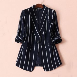 5XL Large Size Women's Blazers Spring And Summer Coat Tops Loose Suits Black Clothings Lady