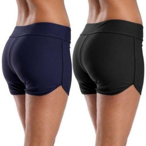 Plus Size Swimsuit Women Swim Bikini Bottom Tankini Shorts Solid High Waist Beach Swimwear Bathing Suit Biquini 2021 Wholesale