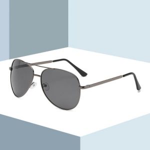 Aviation Polarized Sunglasses Men 2021 New Double Bridge Toad Mirror Pilot Sunglasses for Men Lunettes De Soleil Solbriller