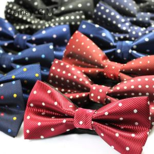 Men's Bowtie Neckwear Classic Dots Bowties For Wedding Party Fashion Casual Man Business Bow ties Cravat