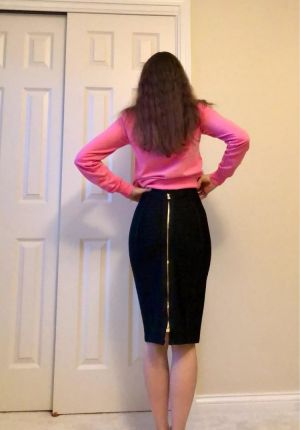 2021 Summer Bandage Sexy Tight Versatile Hip Wrap Cross Zipper Skirt