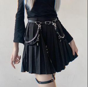 New Love Heart Girl Hiphop Chain Belt Women Sweet Adjustable Disco Dancing Belt Punk Style Jk Belt Gitl Dress Belt Waist Chain