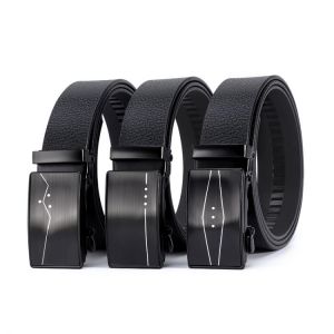 Famous Brand Belt Men Cheap Price  0.1$ Leather Belts for Men Strap Male Metal Automatic Buckle